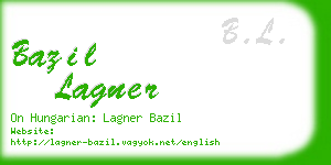bazil lagner business card